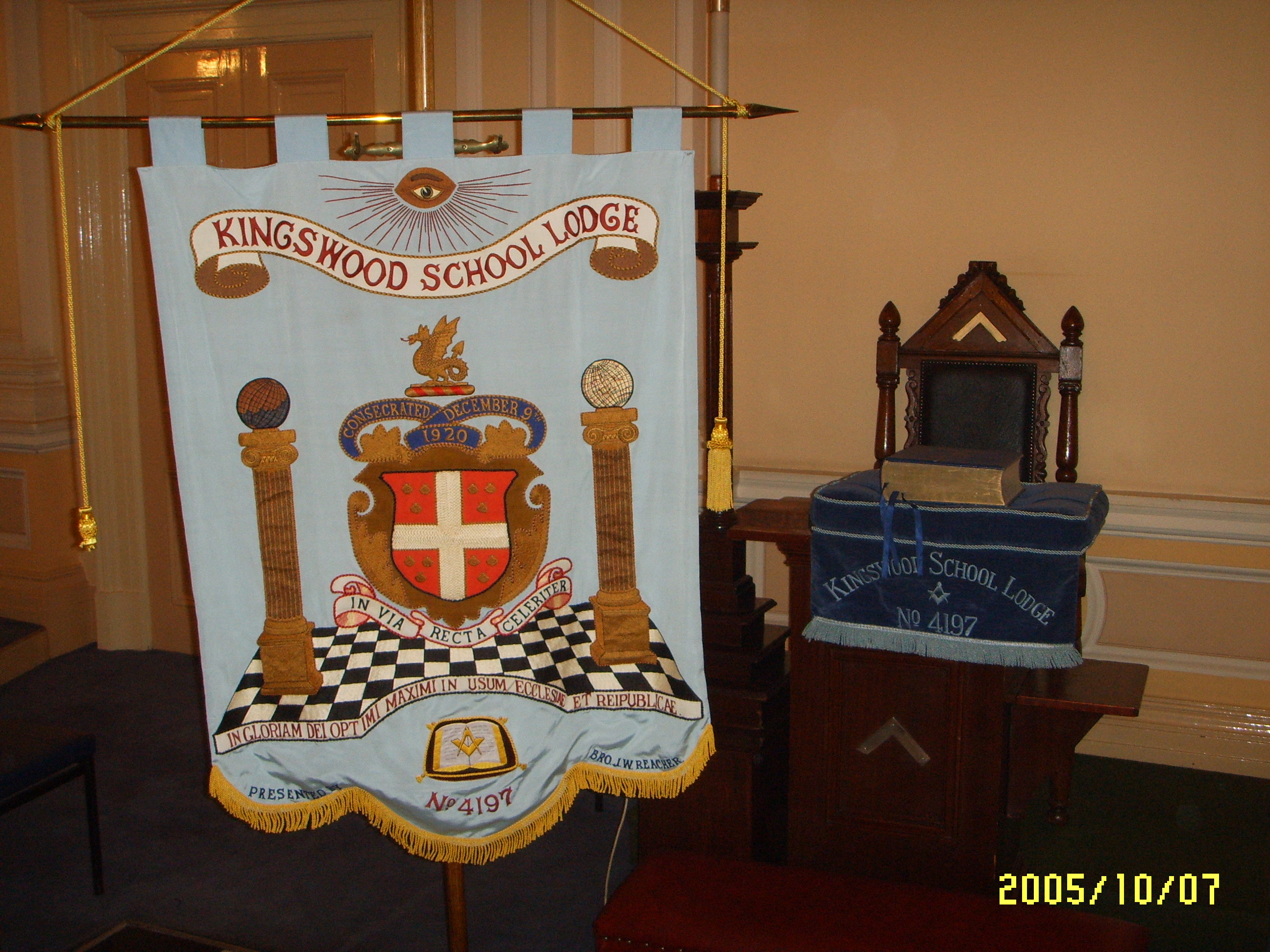 Kingswoos School Lodge Banner